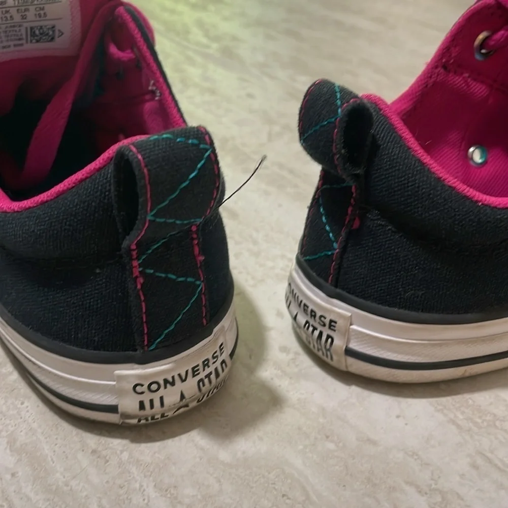 Girls' Converse Chuck Taylor All Star Madison Shimmer Ox Sneakers *US 1